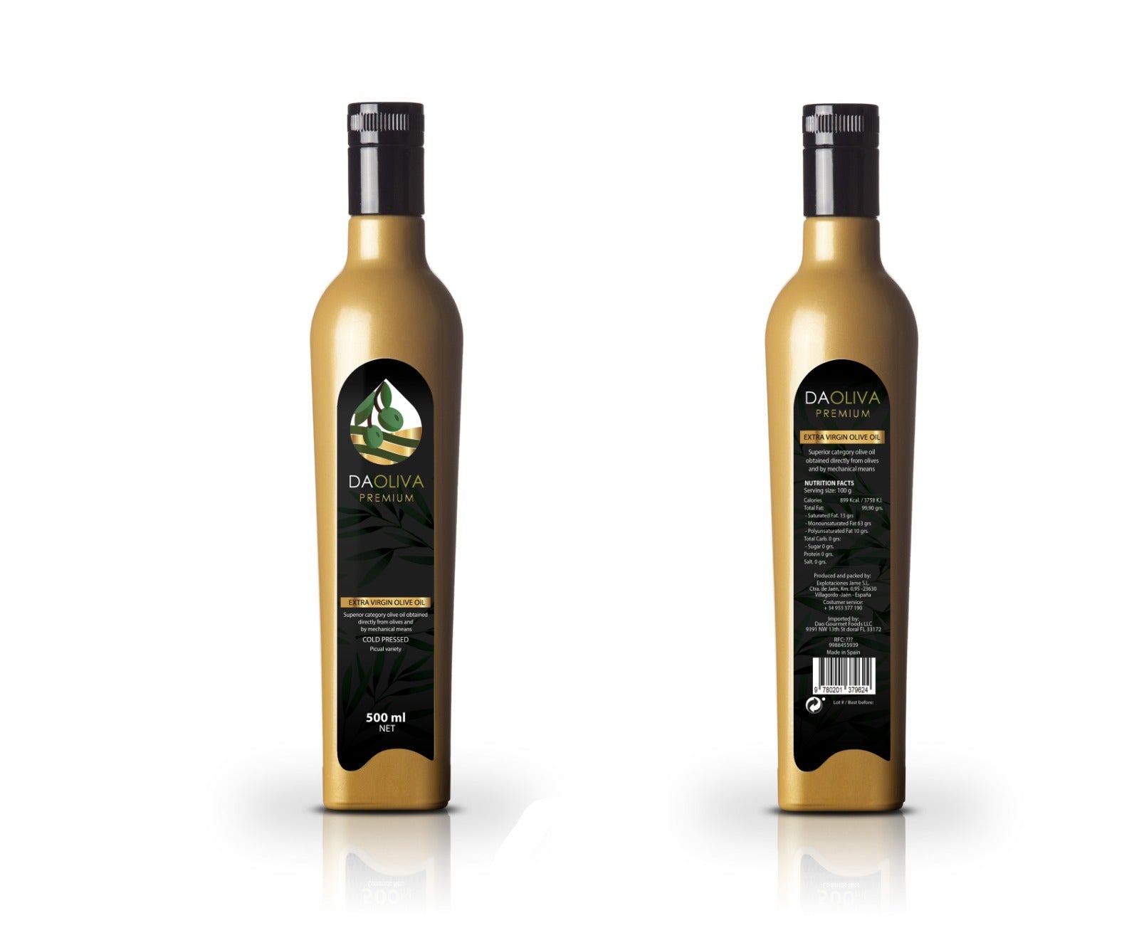 Daoliva Extra Virgin Premiun Olive Oil 500 ml