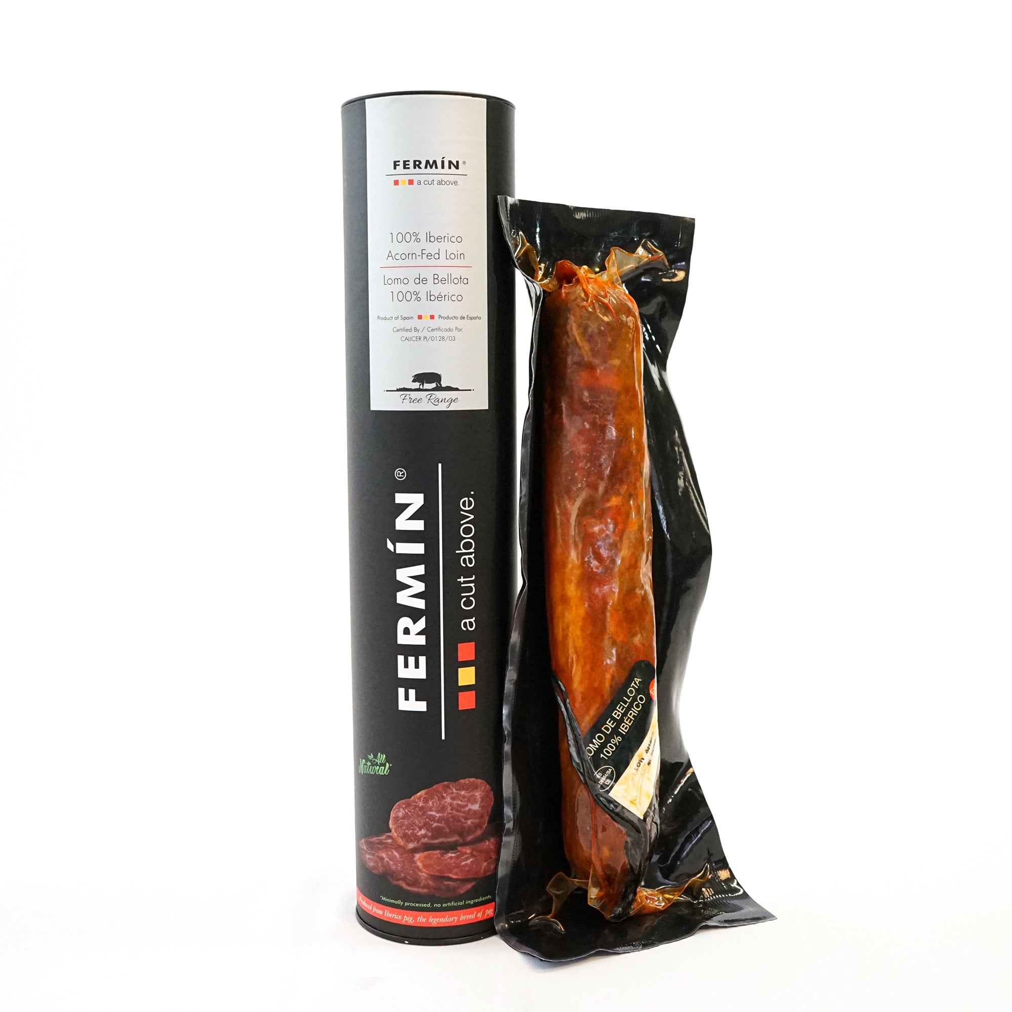 100% Iberico Acorn-fed loin tube (1 lb Average weight) by Fermin