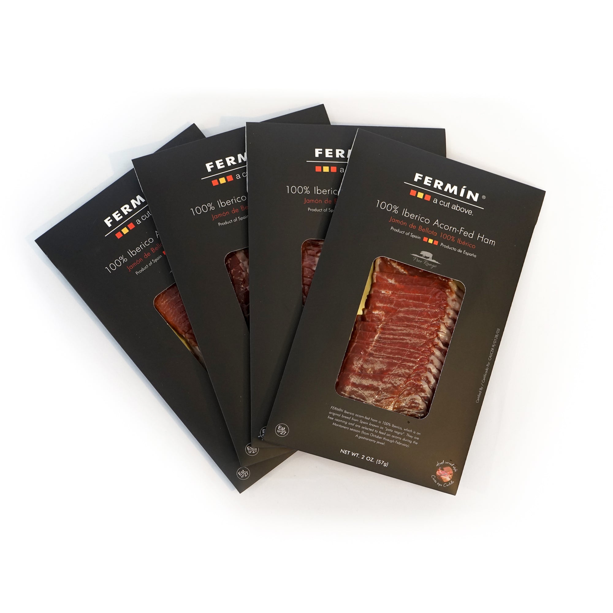 Acorn-fed 100% Iberico Ham Sliced by Fermin 2oz