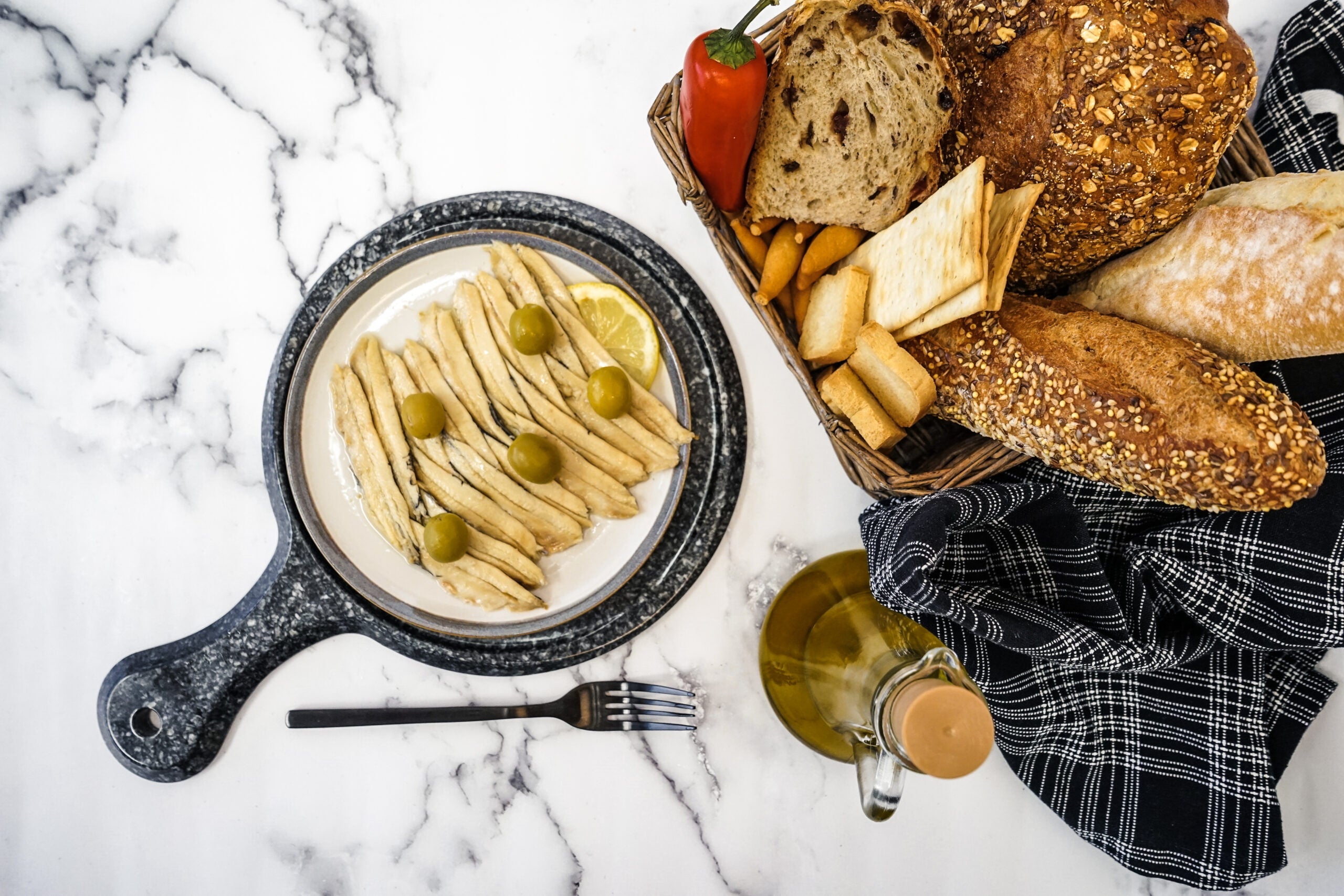 Marinated White Anchovies by Carmen & Lola