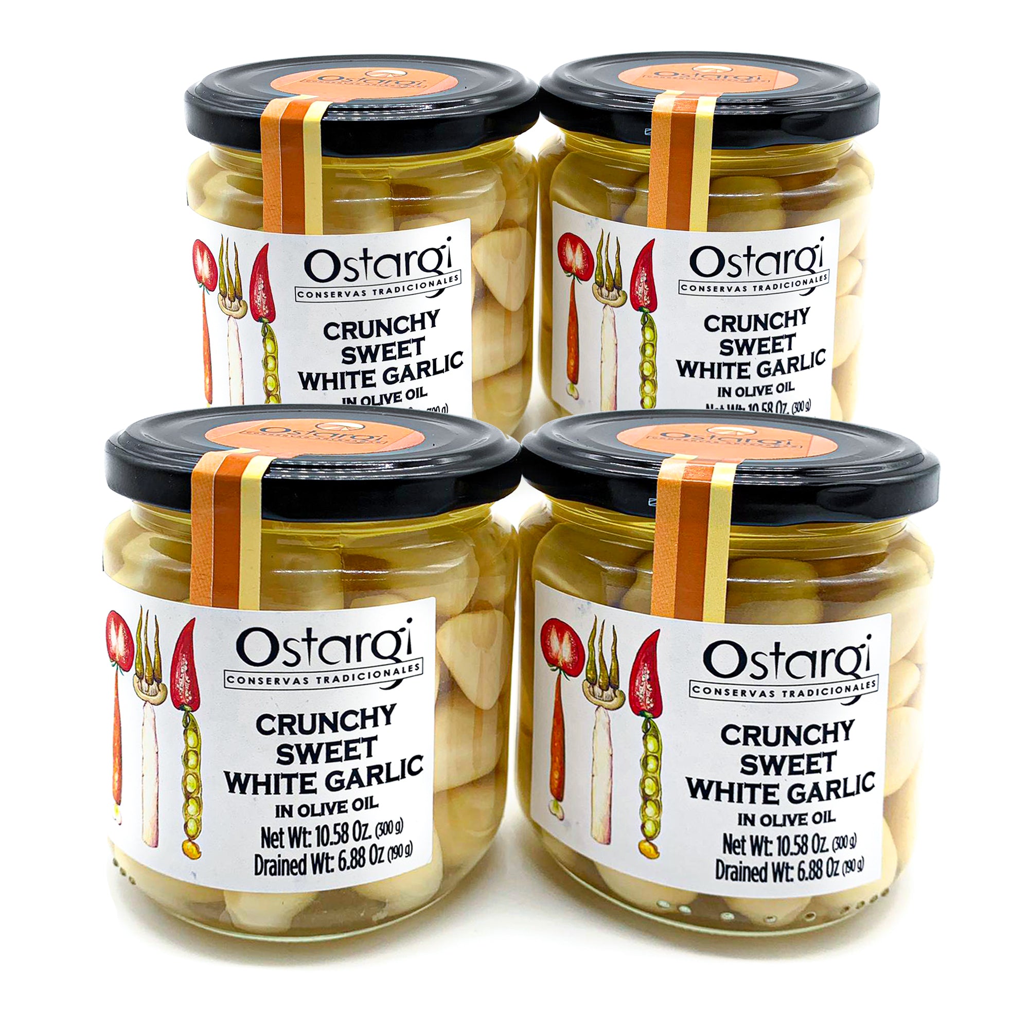 Crunchy Sweet White Garlic by Ostargi