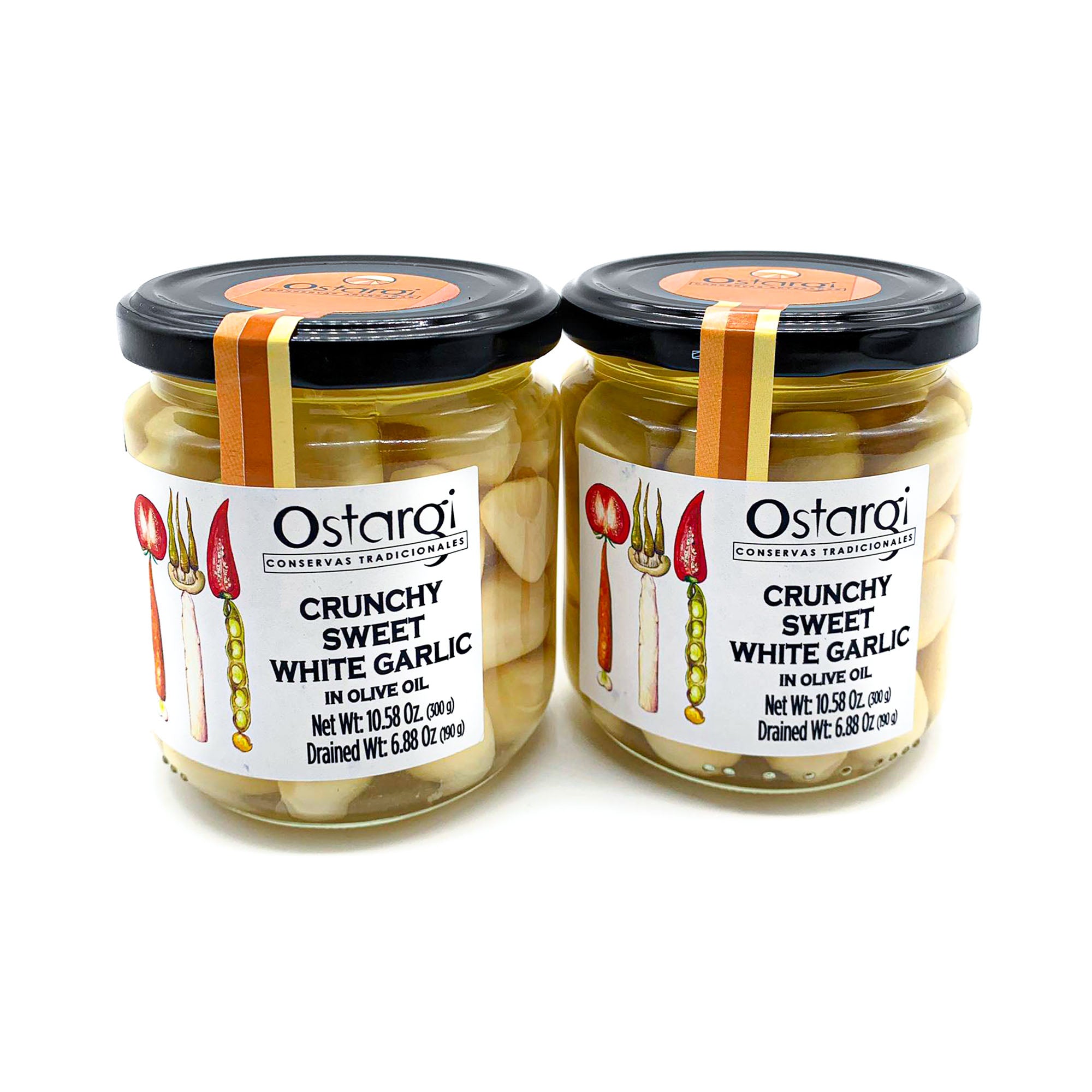 Crunchy Sweet White Garlic by Ostargi