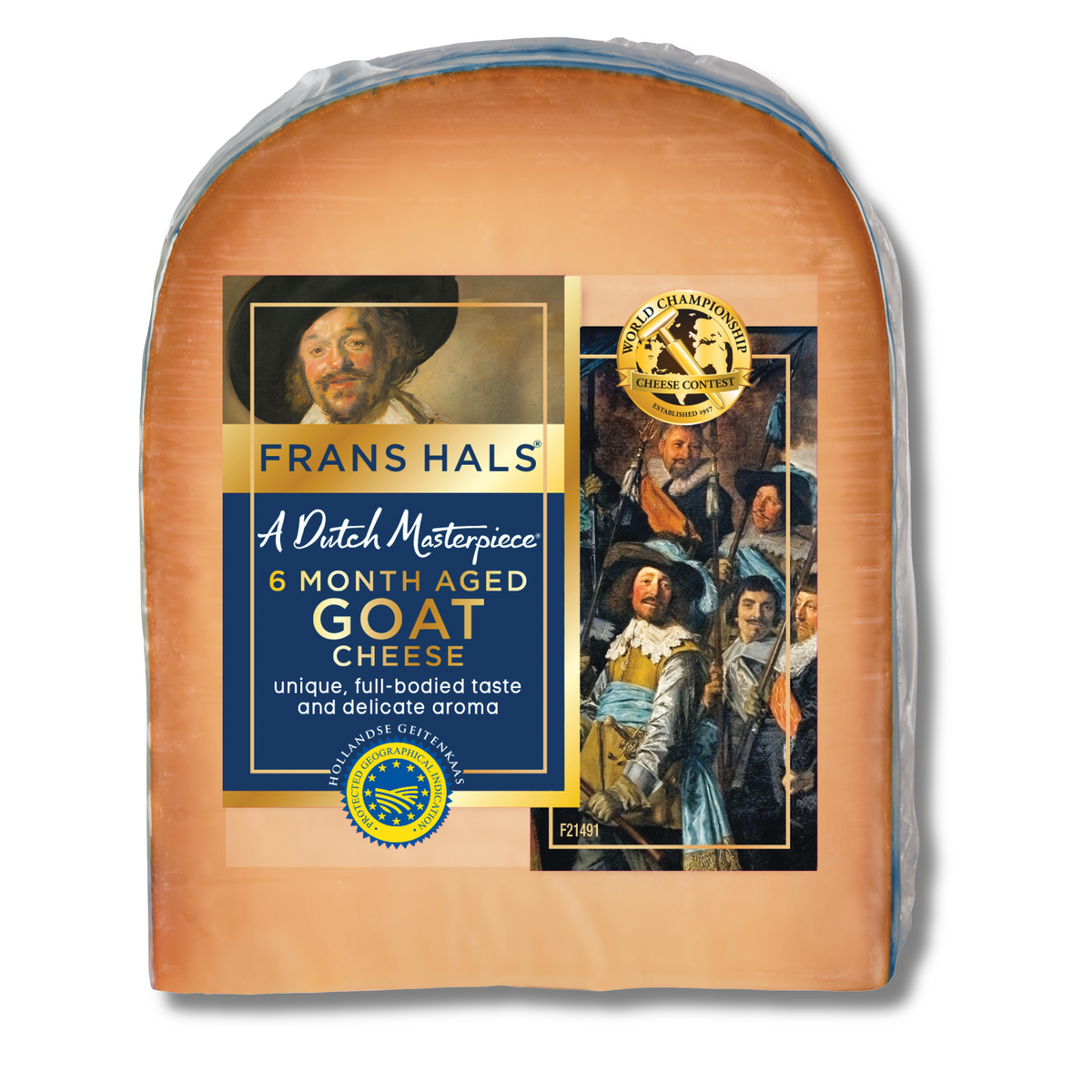 Frans Hals Goat Gouda Cheese – 6-Month Aged, 6.35 oz 2-Pack