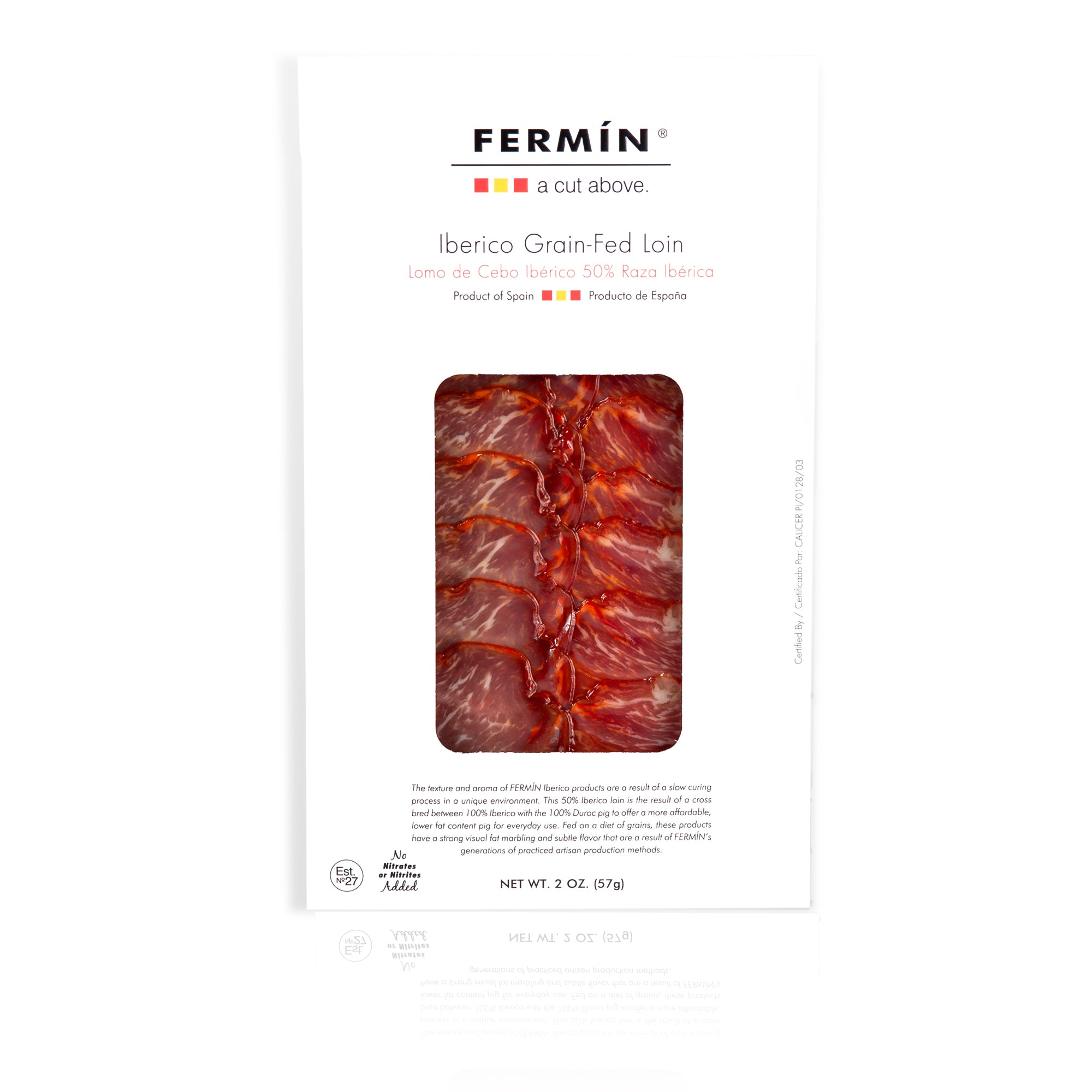 Iberico Grain-fed Loin 2 oz by Fermin